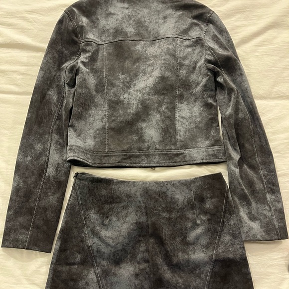 Tiger Mist Gray Acid Wash Jacket and Skirt Bundle - Picture 6 of 6